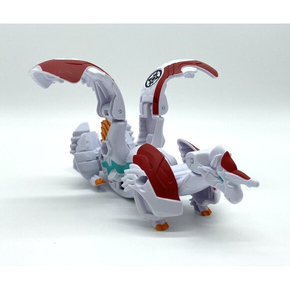 Bakugan Armored Alliance Deka Pegatrix x Gillator Large Winged White Red Figure - Picture 2 of 7